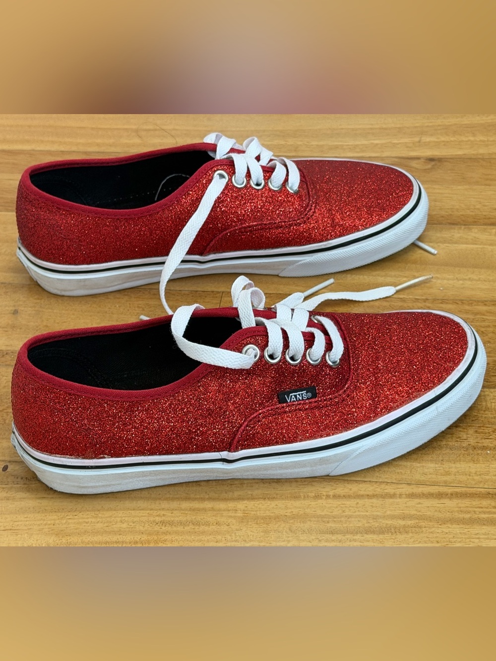 Vans - Red Glitter - Picture 4 of 9